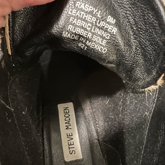 Steve Madden Leopard Print Boots - Picture 4 of 4